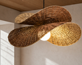 Handcrafted Rattan Wall Lamp