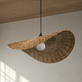 Handcrafted Rattan Wall Lamp