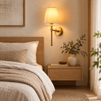 Elara Fabric Glow Wall Lamp | Decorative Wall Light for Bedroom & Living Room