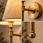 Elara Fabric Glow Wall Lamp | Decorative Wall Light for Bedroom & Living Room